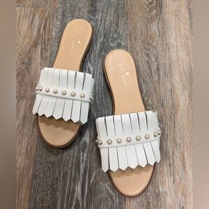 Kate Spade Fringe Slide sandals